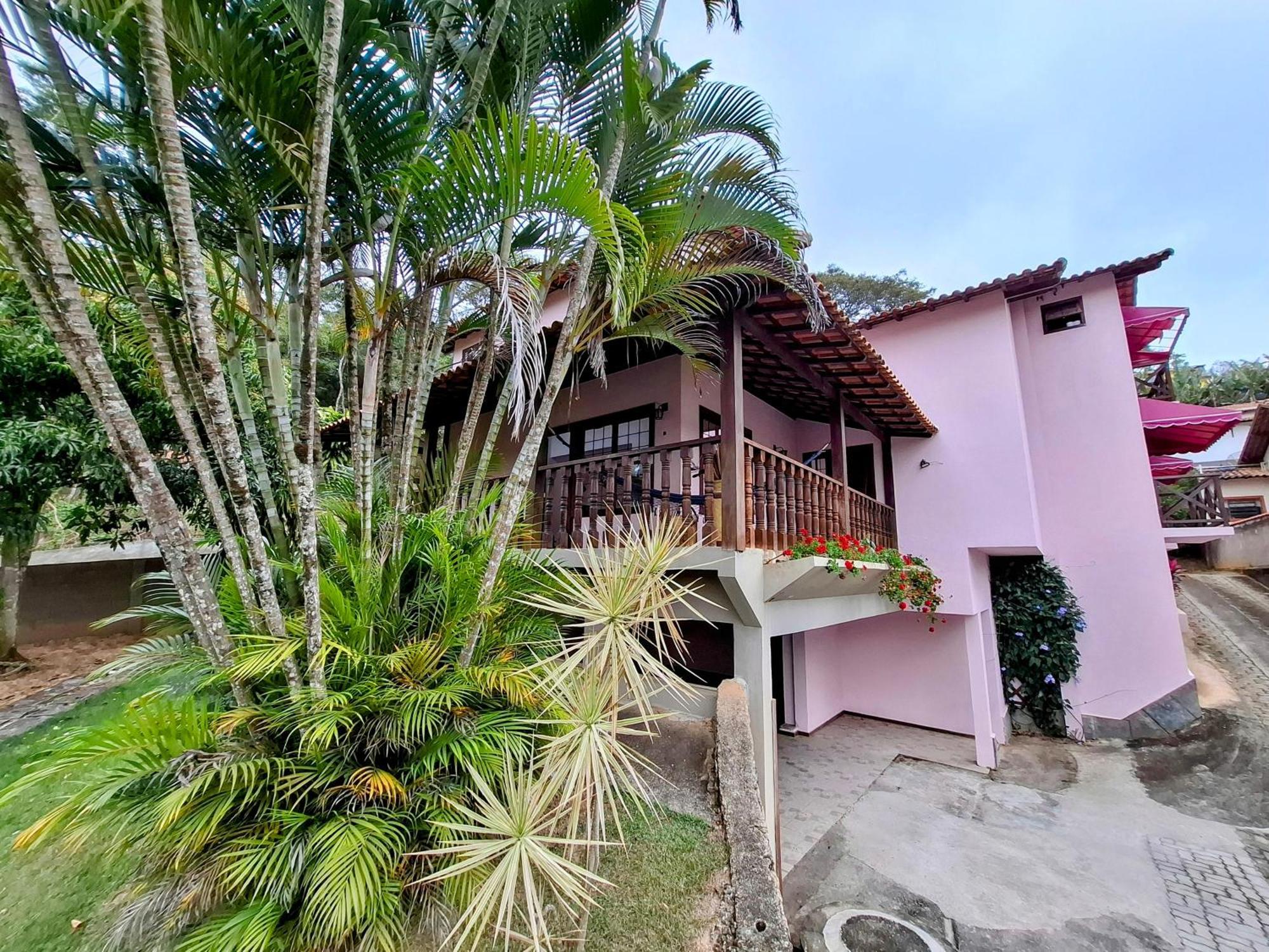 Casa Rosada Seu Refugio Na Serra Miguel Pereira Esterno foto